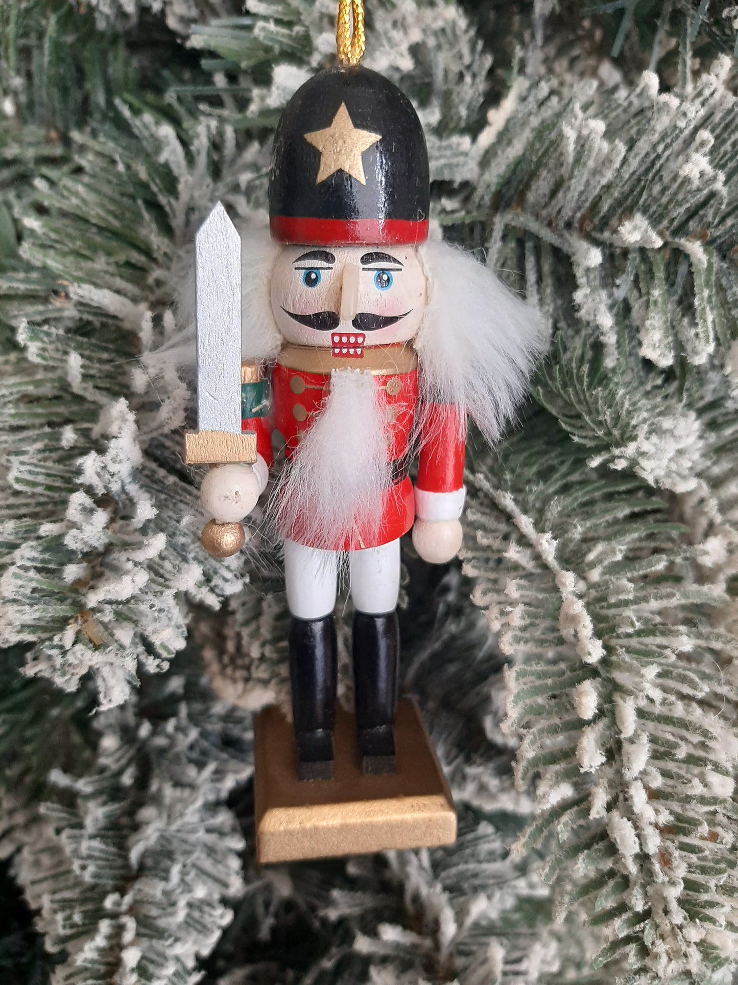 Christmas Nutcracker Ornament - Traditional Colors