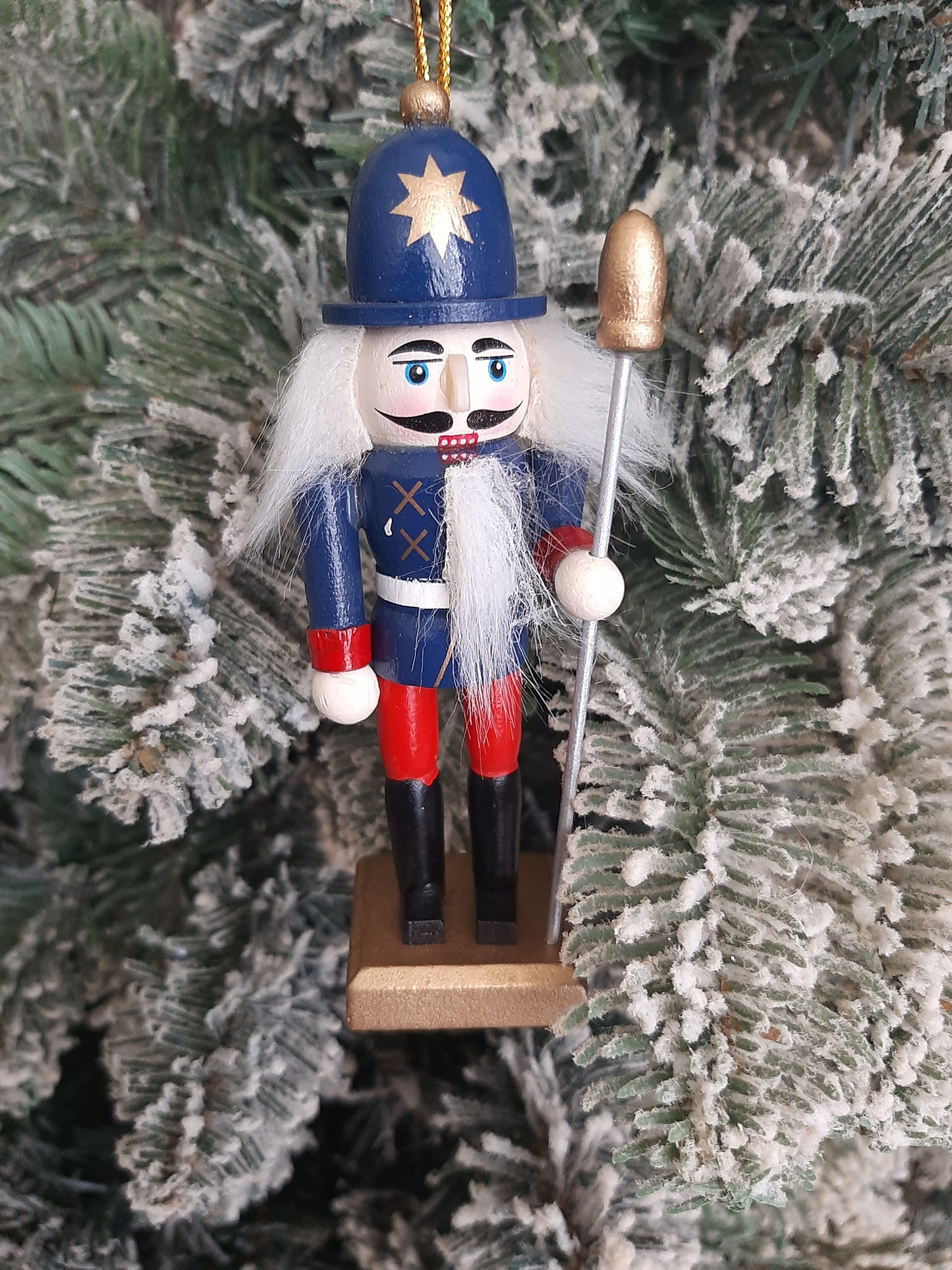 Christmas Nutcracker Ornament - Traditional Colors