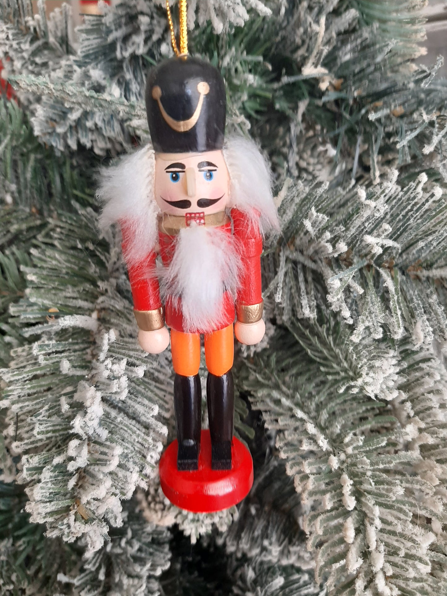 Christmas Nutcracker Ornament - Traditional Colors