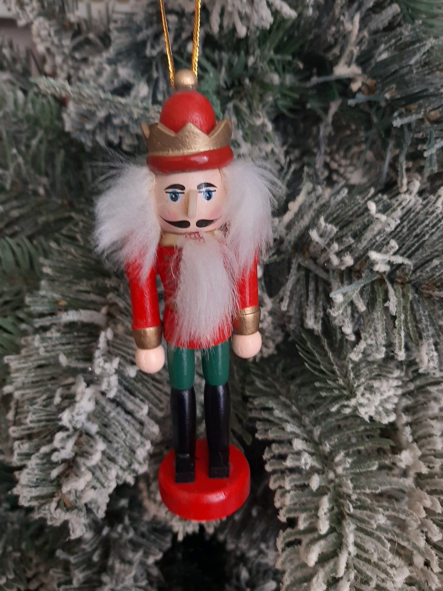 Christmas Nutcracker Ornament - Traditional Colors