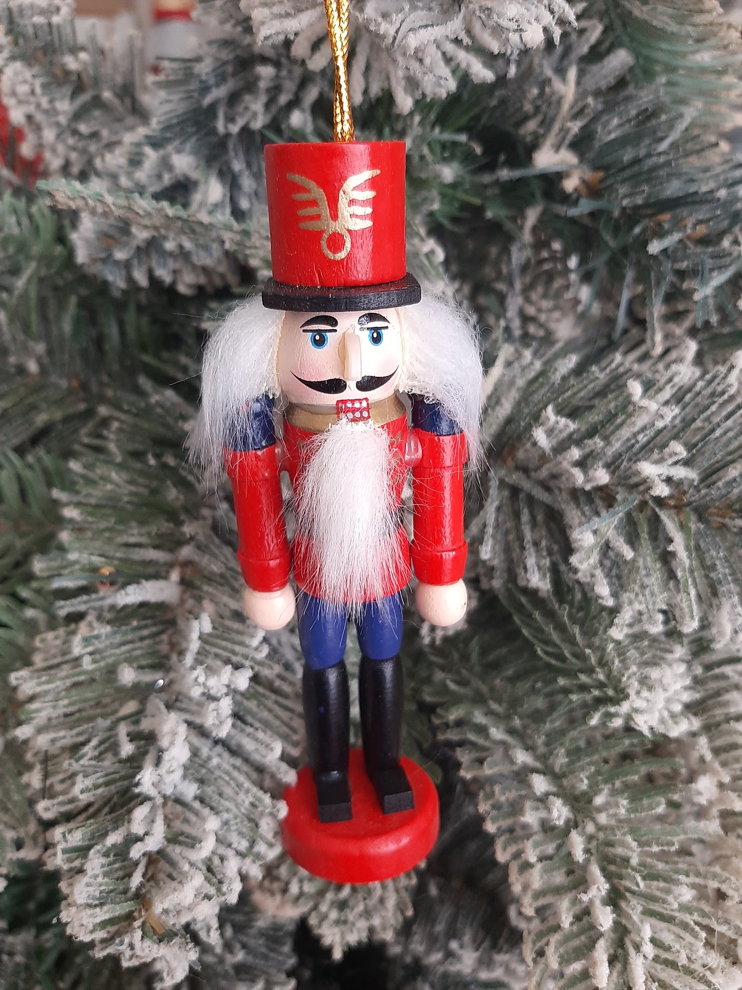 Christmas Nutcracker Ornament - Traditional Colors