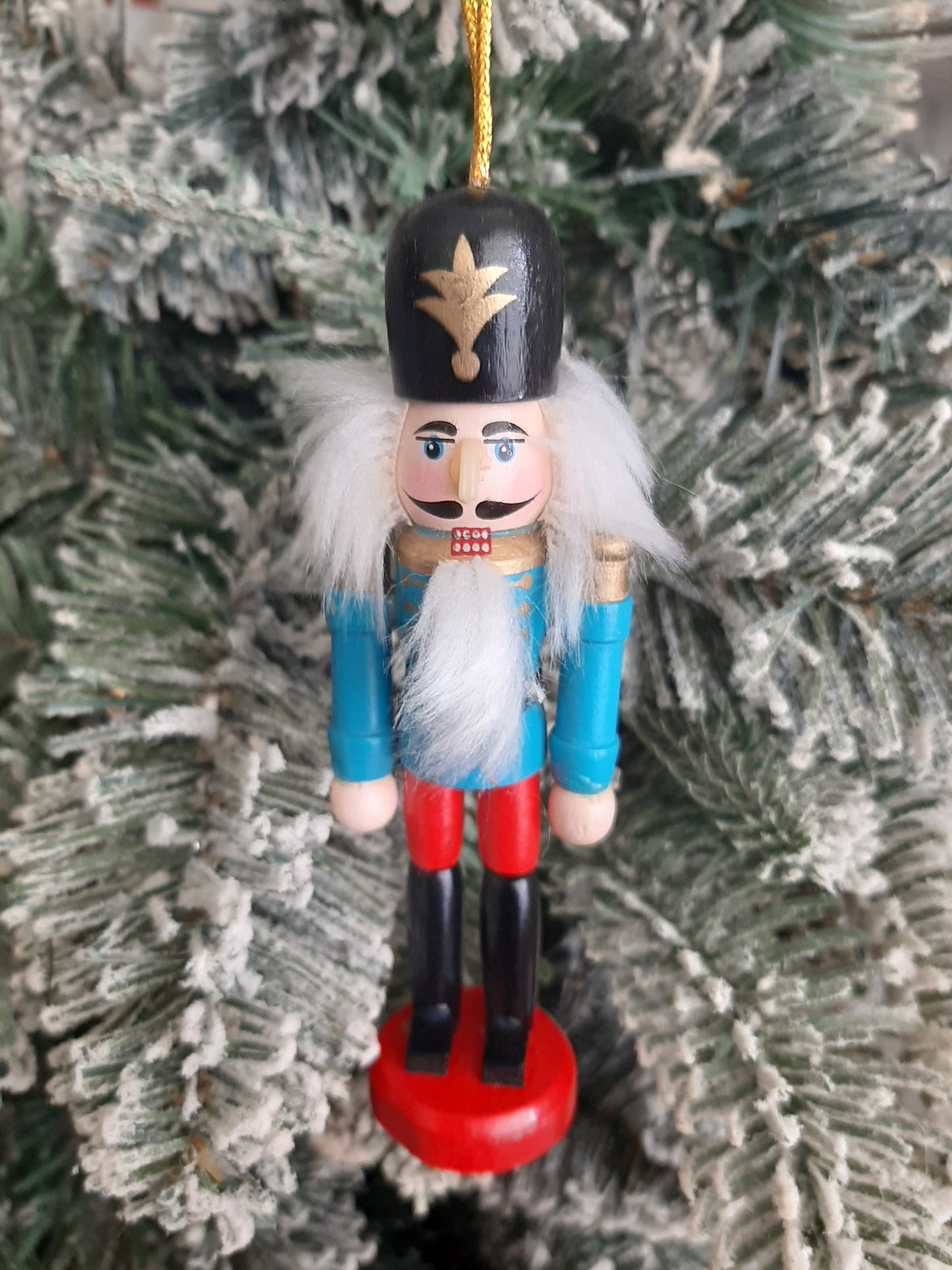 Christmas Nutcracker Ornament - Traditional Colors