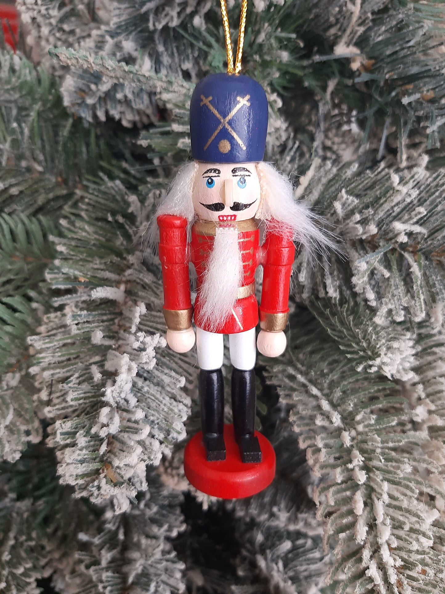 Christmas Nutcracker Ornament - Traditional Colors