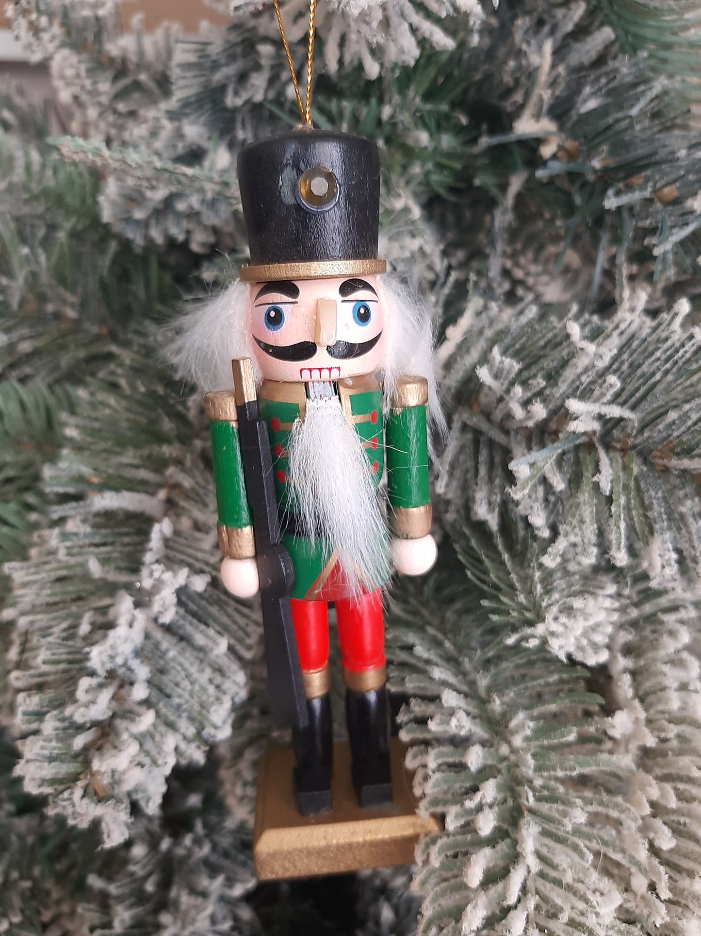 Christmas Nutcracker Ornament - Traditional Colors