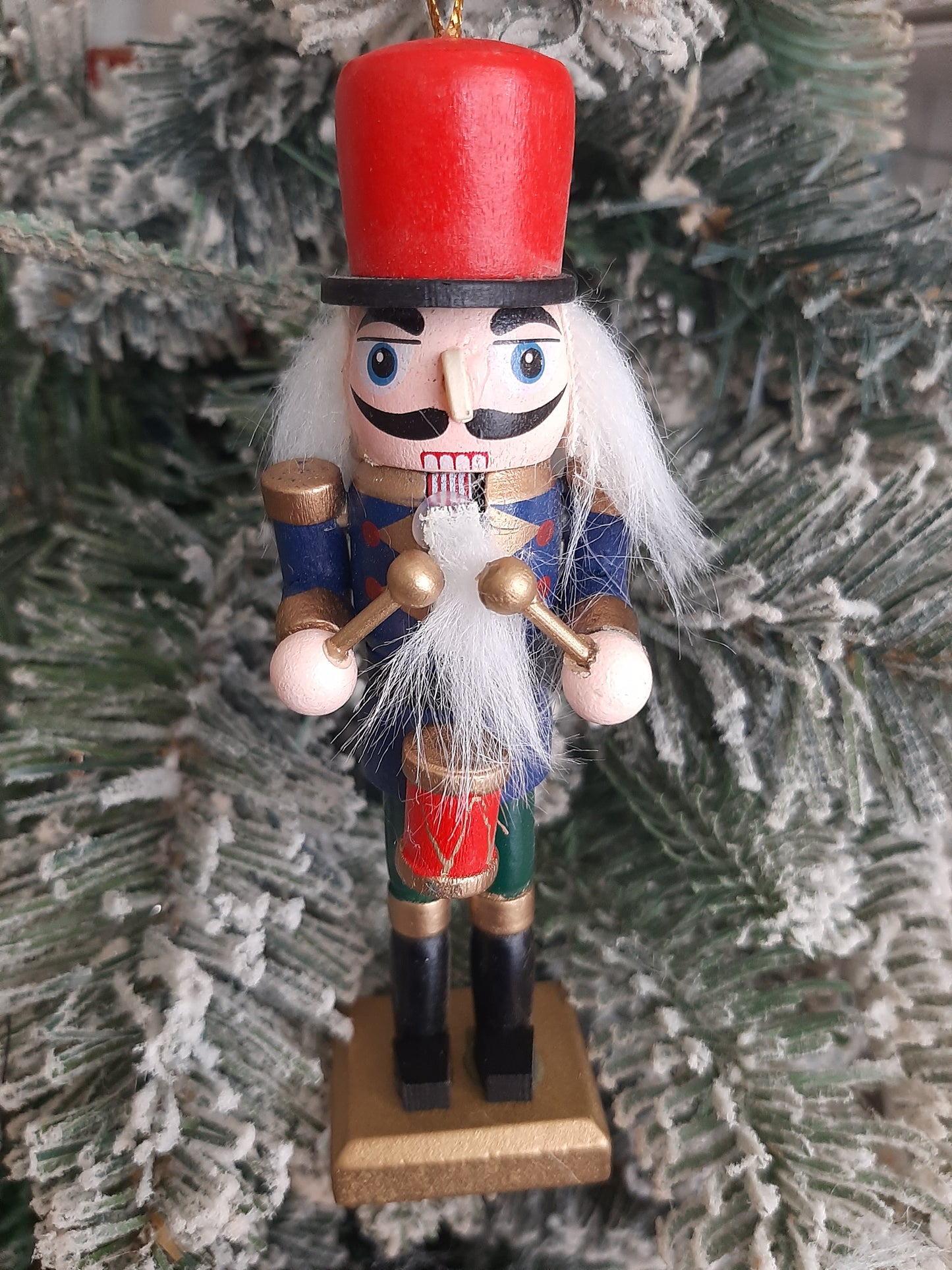 Christmas Nutcracker Ornament - Traditional Colors