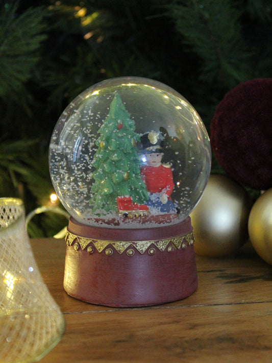 Christmas Snow Globe - Drummer boys and Christmas Tree