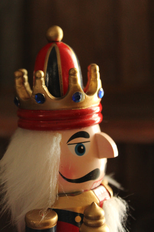 Christmas Nutcracker - Red and Blue 30cm