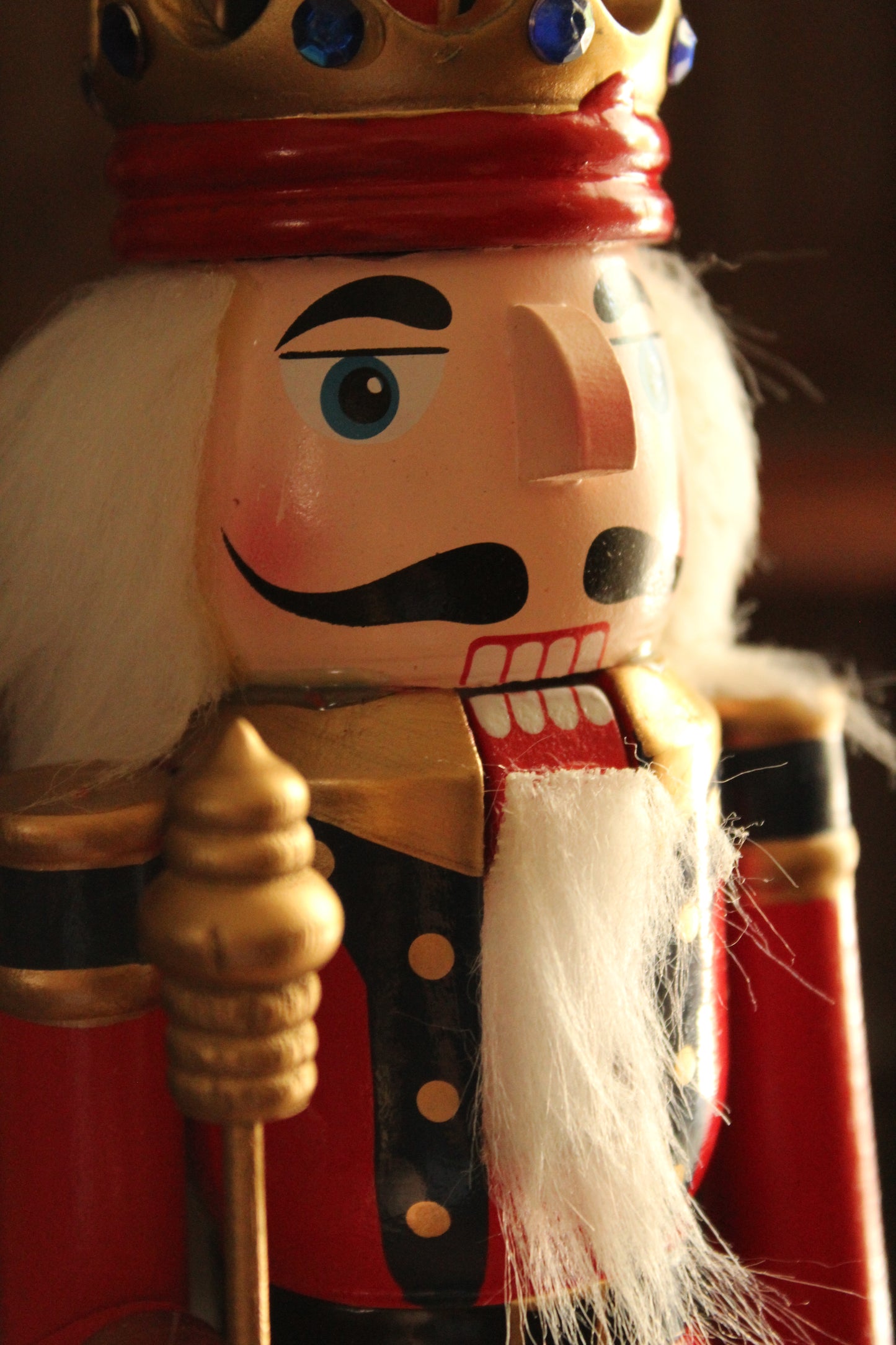 Christmas Nutcracker - Red and Blue 30cm