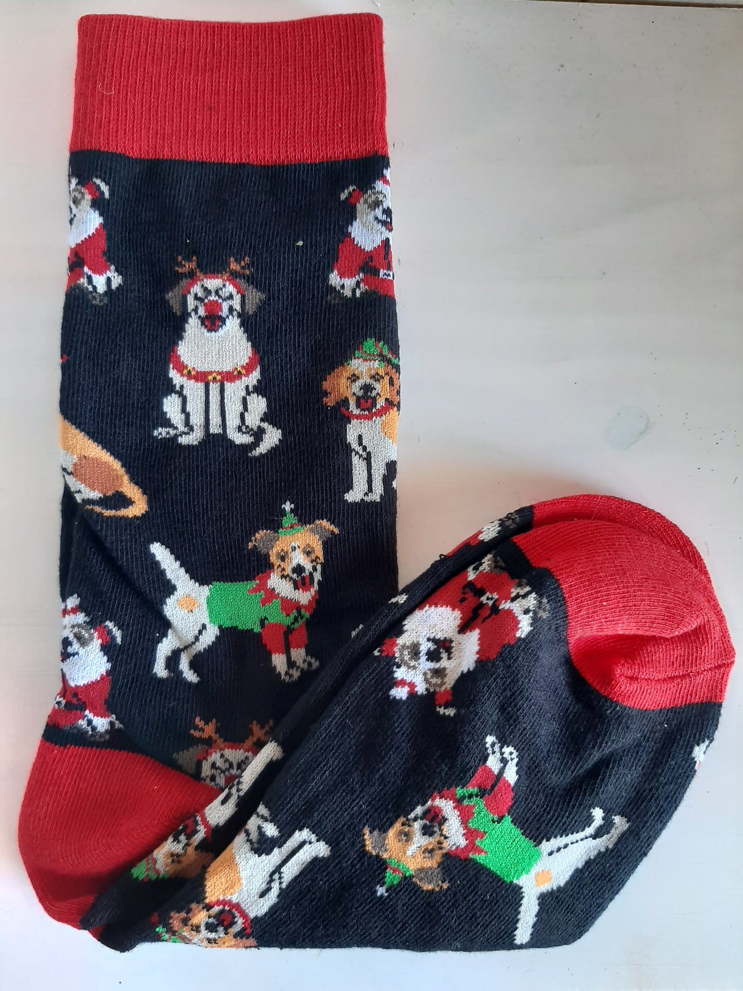 Christmas Socks - Mixed Doggy Christmas (39-42)