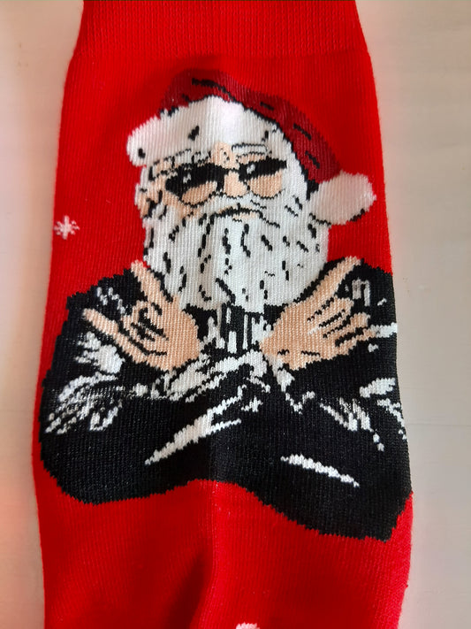 Christmas Socks - Cool Santa (36-39)