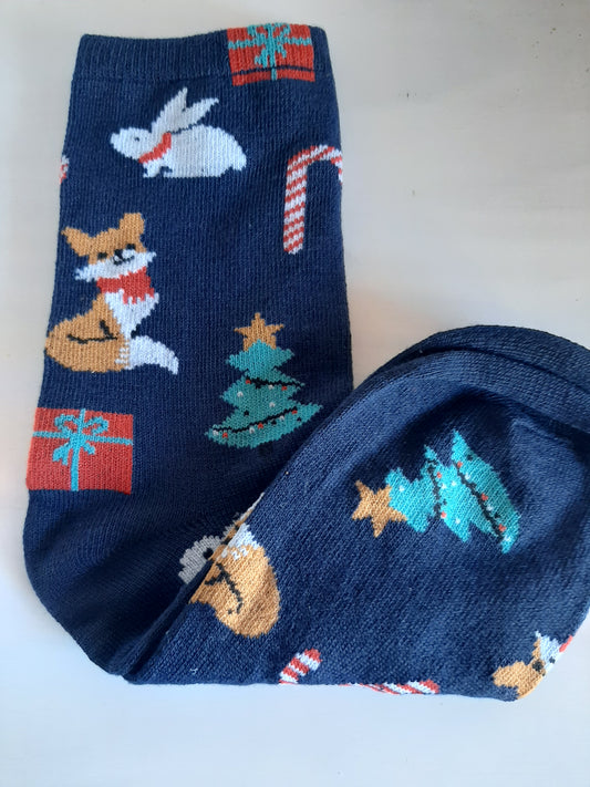 Christmas Socks - Fox (36-39)