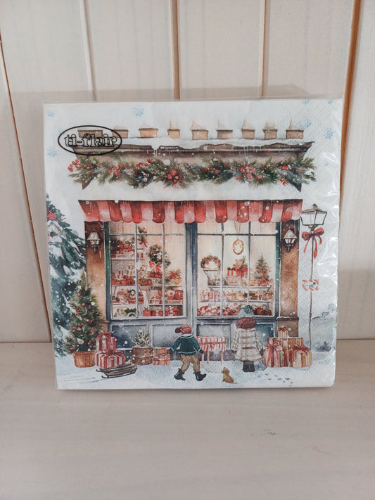 Christmas Serviettes - Classic Christmas Street