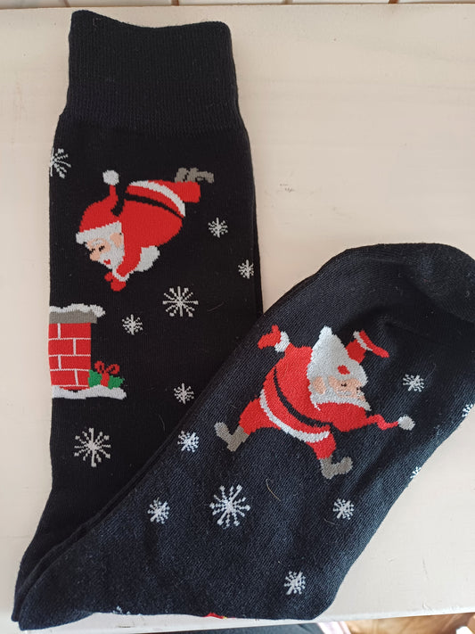 Christmas Socks - Santa Chimney (39-42)