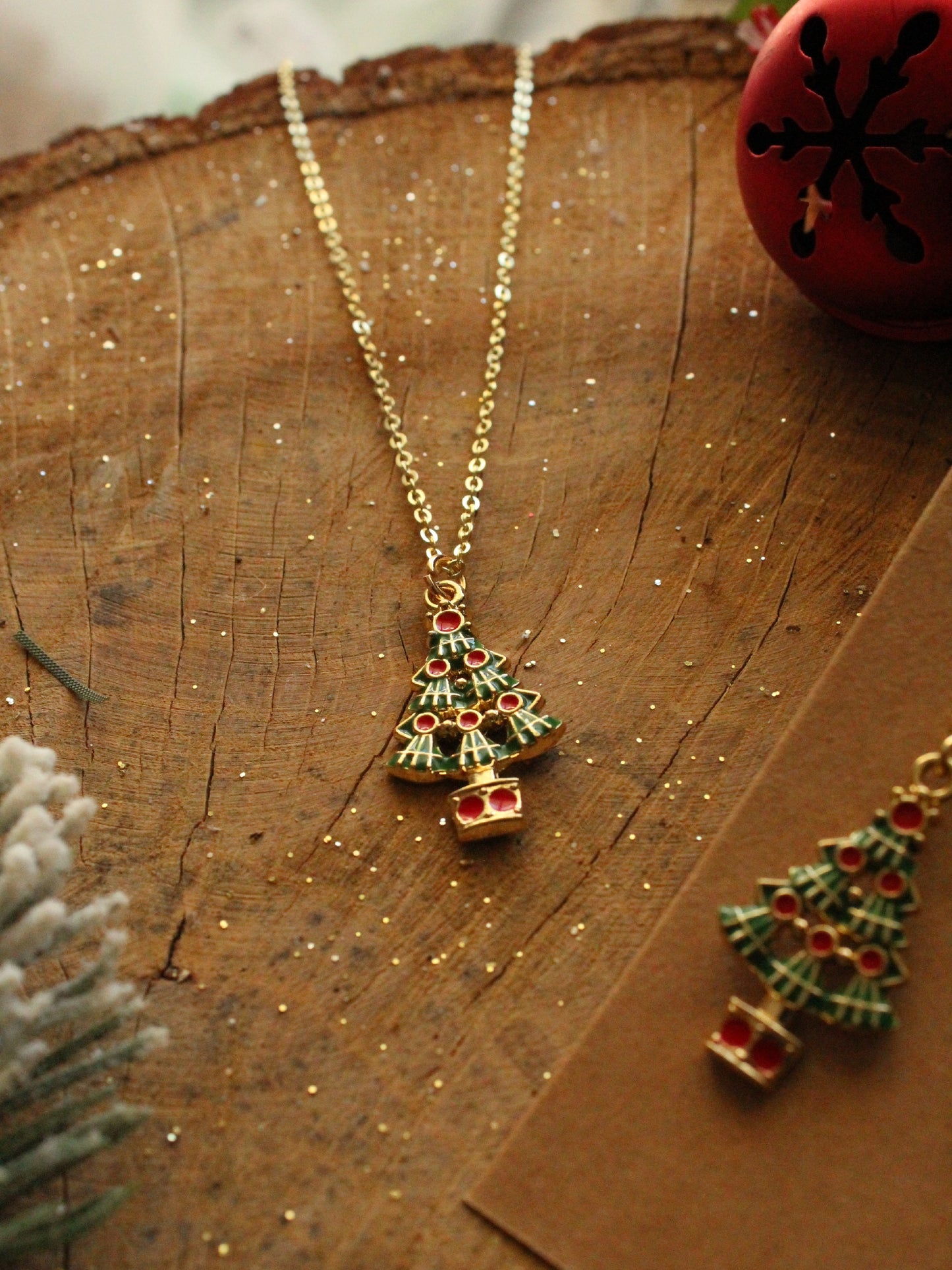 Christmas Necklace - Tree Large