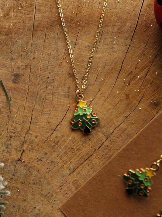 Christmas Necklace - Tree Small