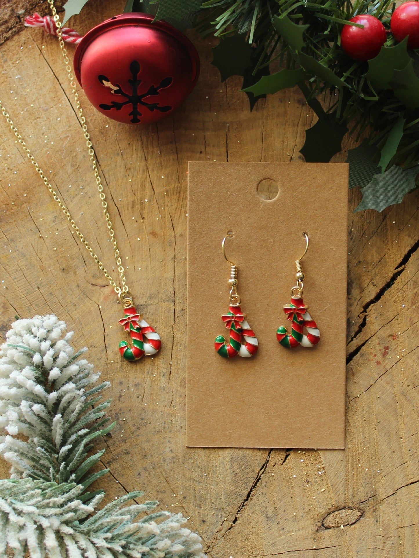 Christmas Earrings - Candy Canes