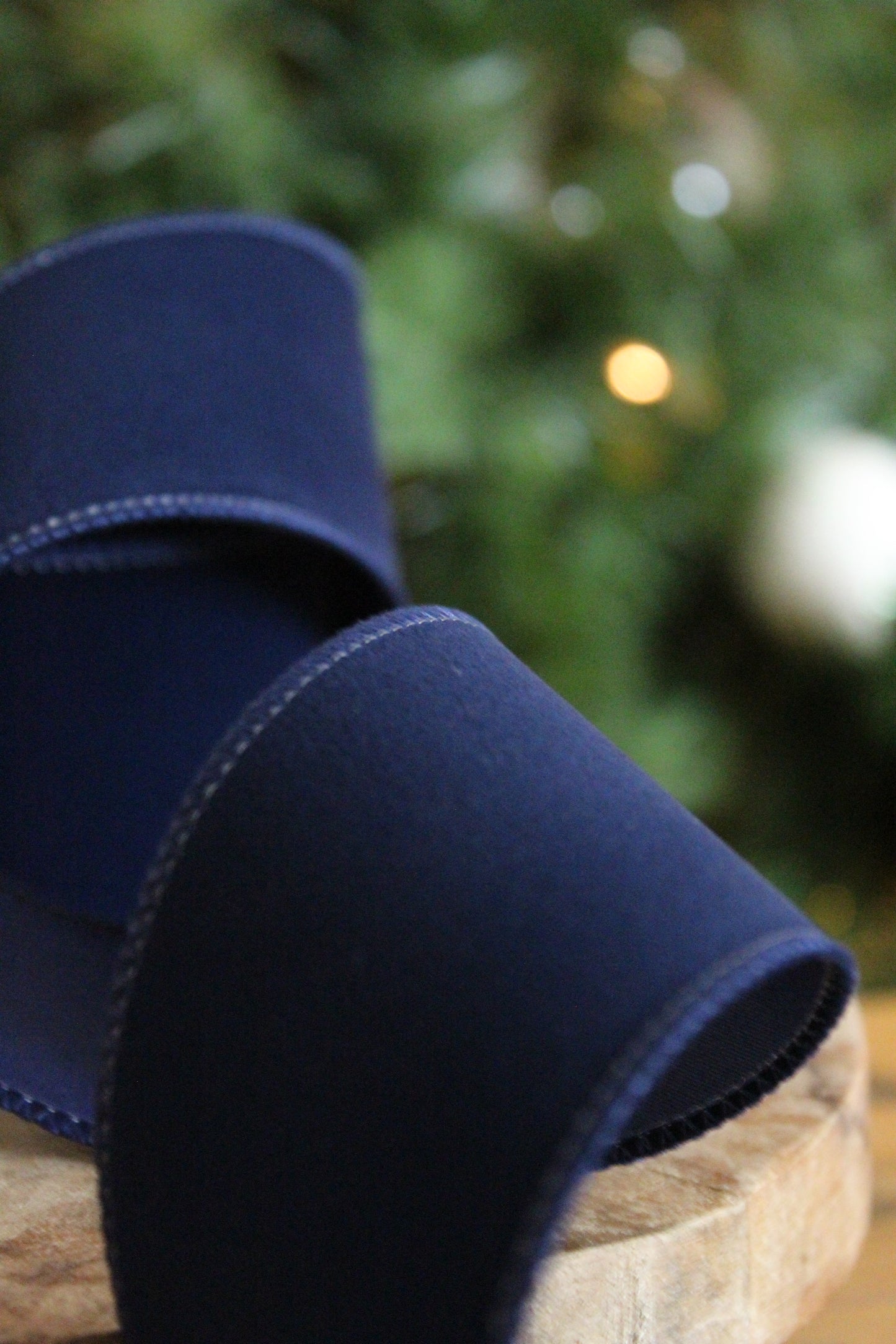 Christmas Ribbon - Velvet Navy