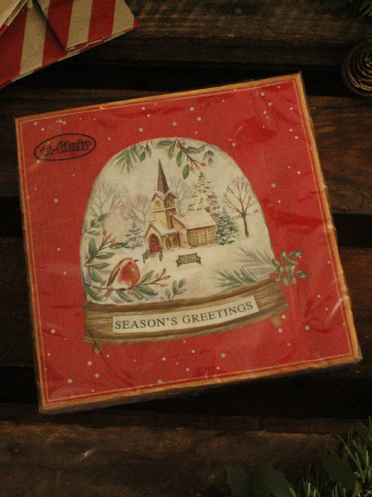 Christmas Serviettes - Season Greetings