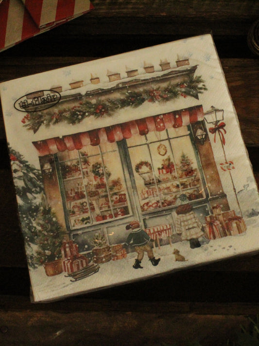 Christmas Serviettes - Classic Christmas Street
