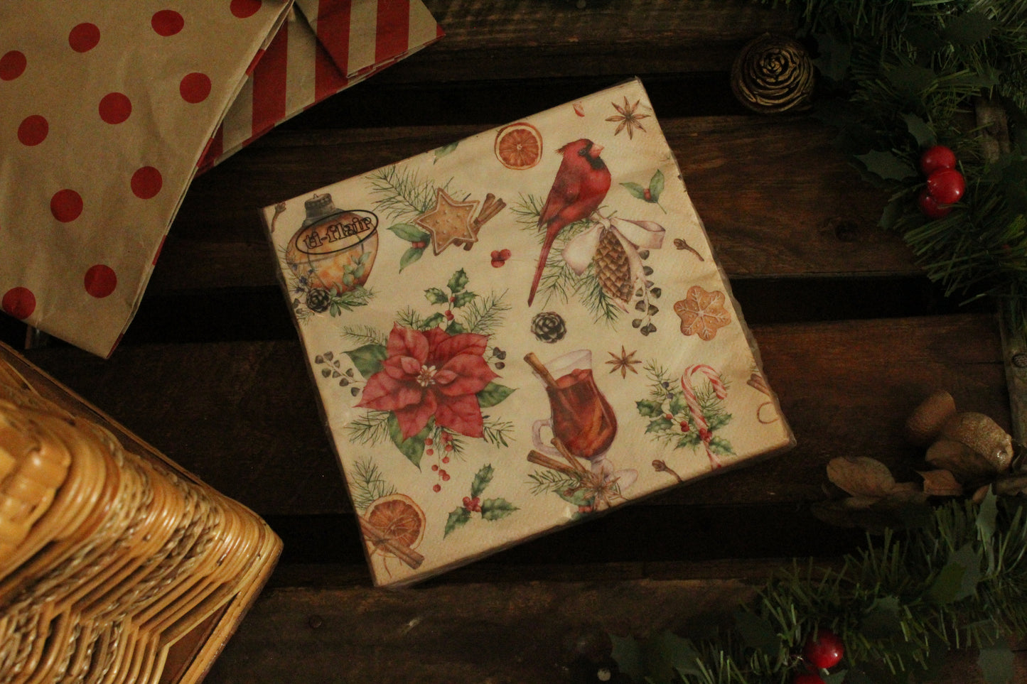 Christmas Serviettes - Ginger