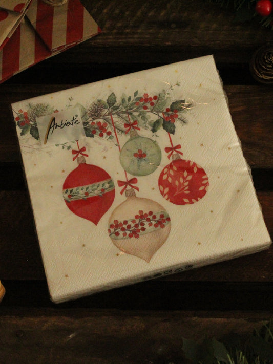 Christmas Serviettes - Ornaments