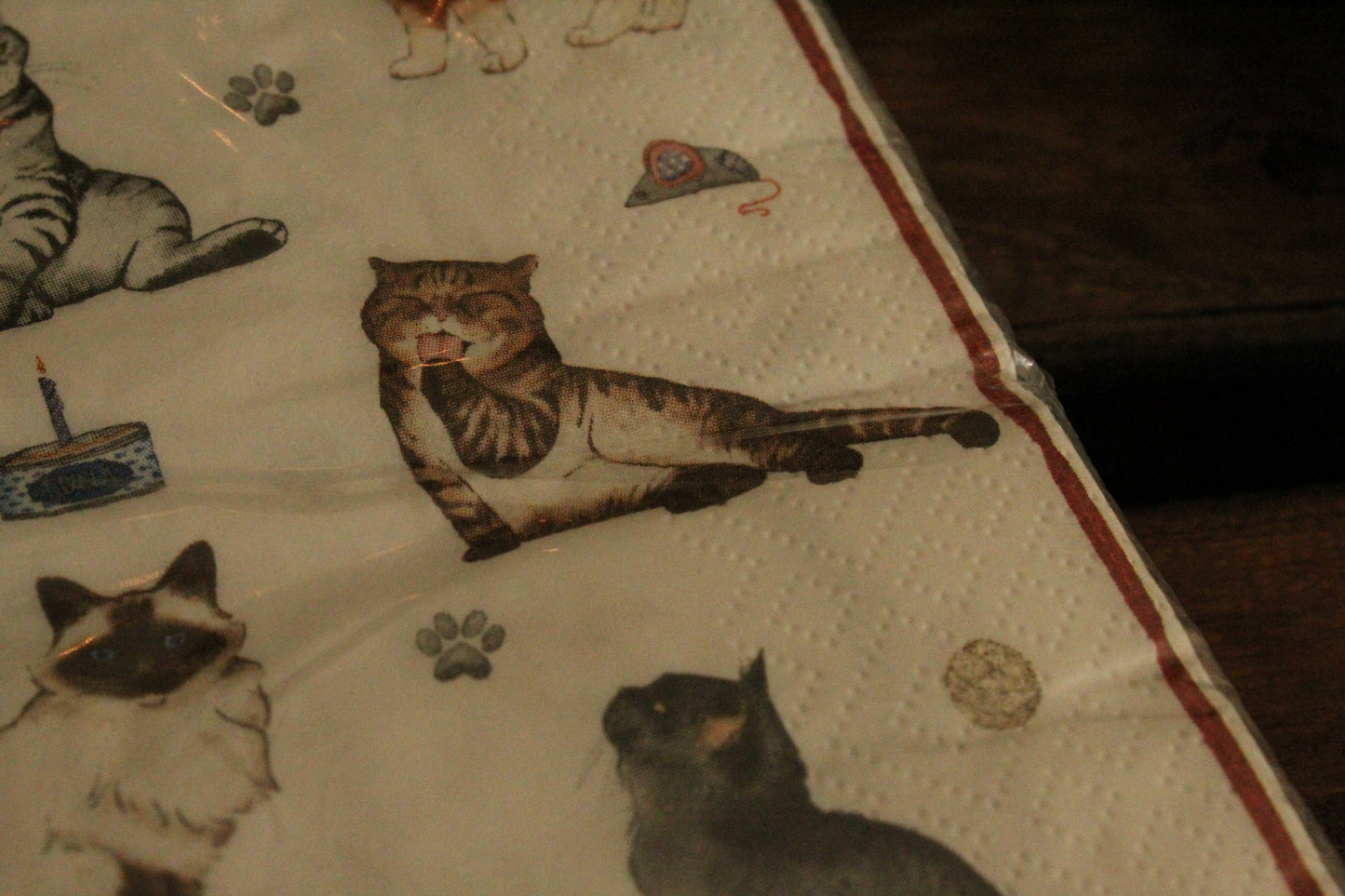Christmas Serviettes - Merry Meowmas