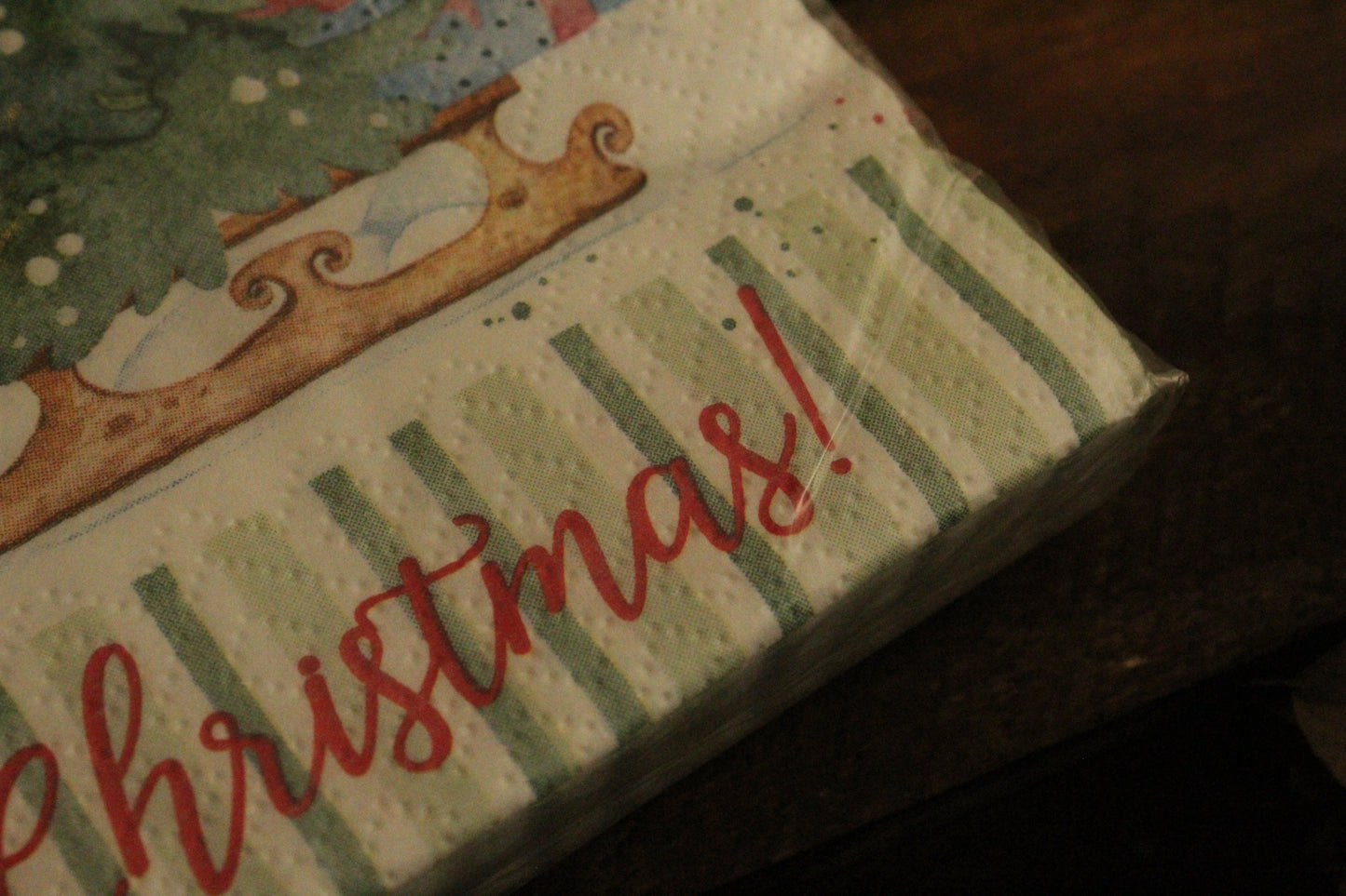 Christmas Serviettes - Gnomes Reindeer
