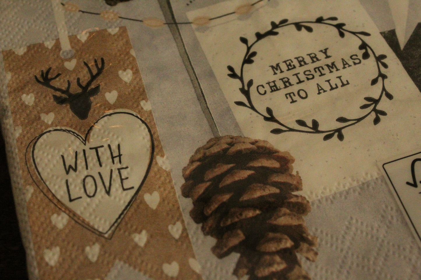 Christmas Serviettes - Merry Christmas to All