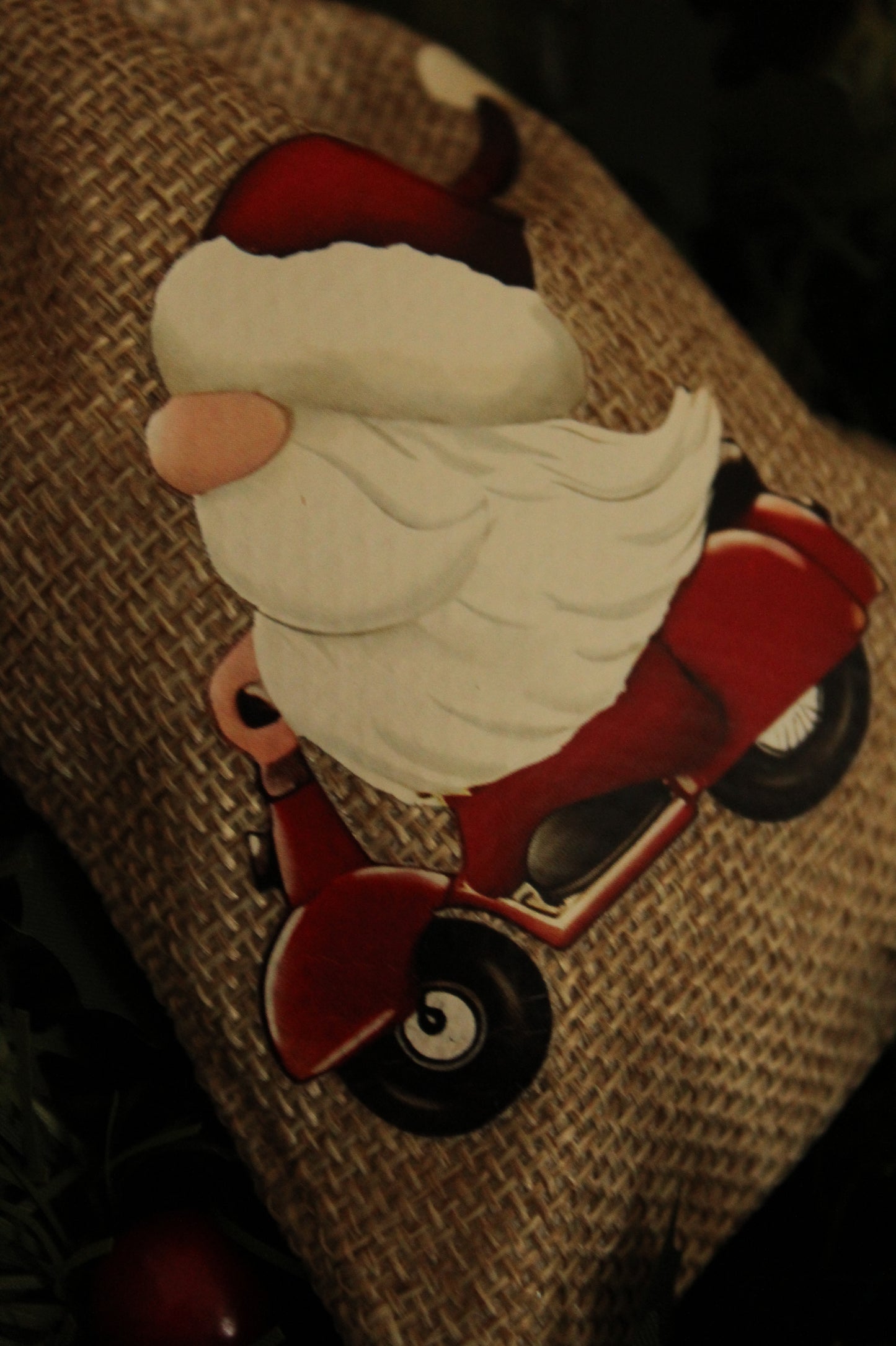 Christmas Wrapping - Hessian gift bag Gnomes (10 x 15) *Diff Styles