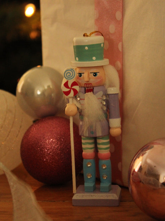 Christmas Nutcracker Ornament - Pastel