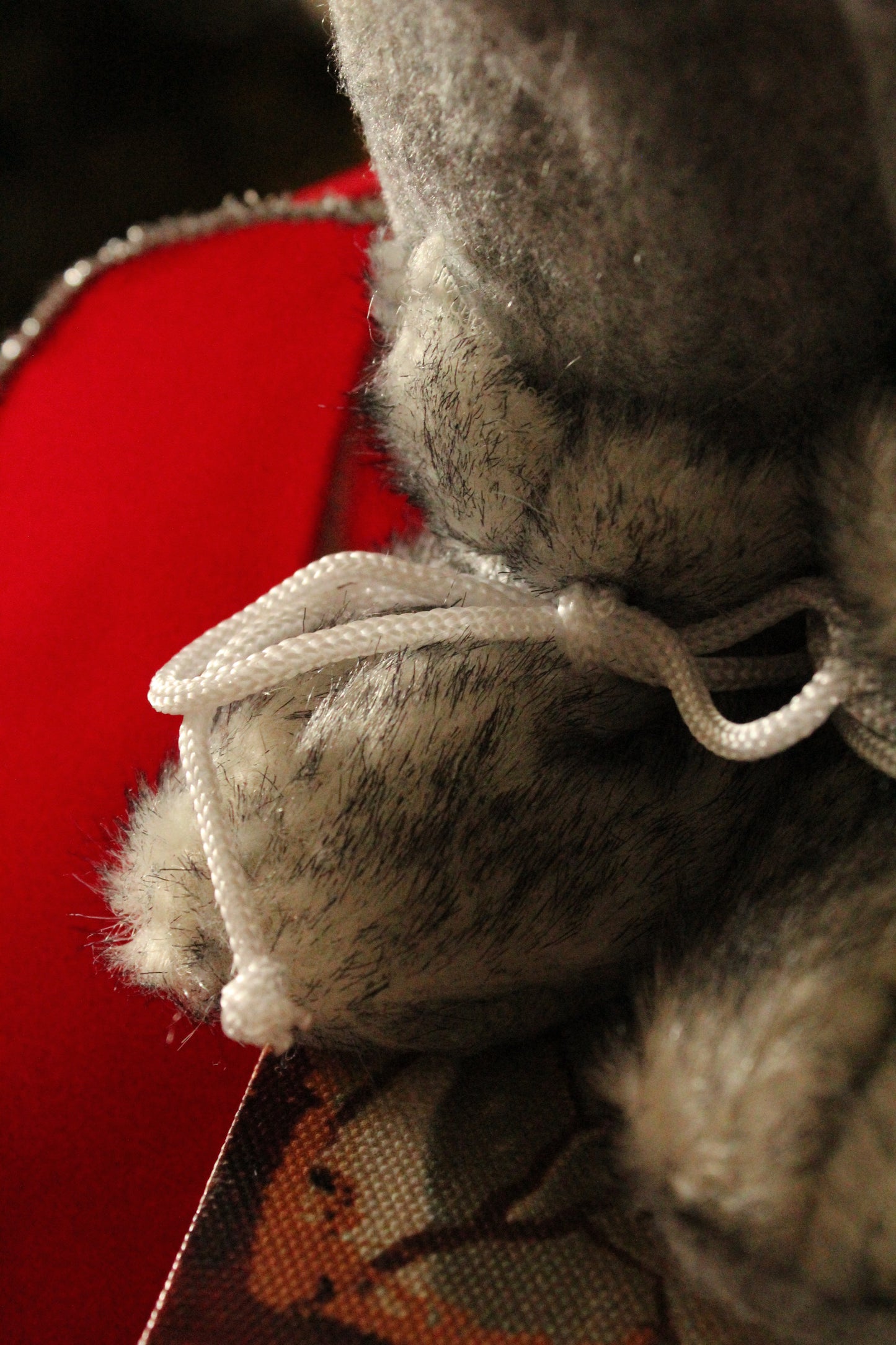 Christmas Santa - Grey 30cm