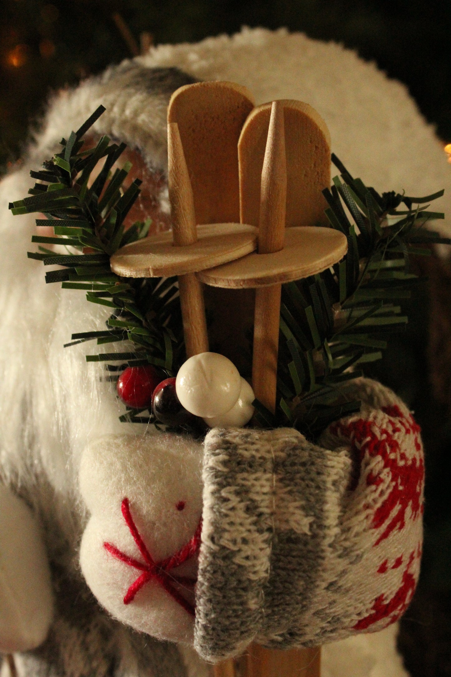 Christmas Santa - Grey 30cm