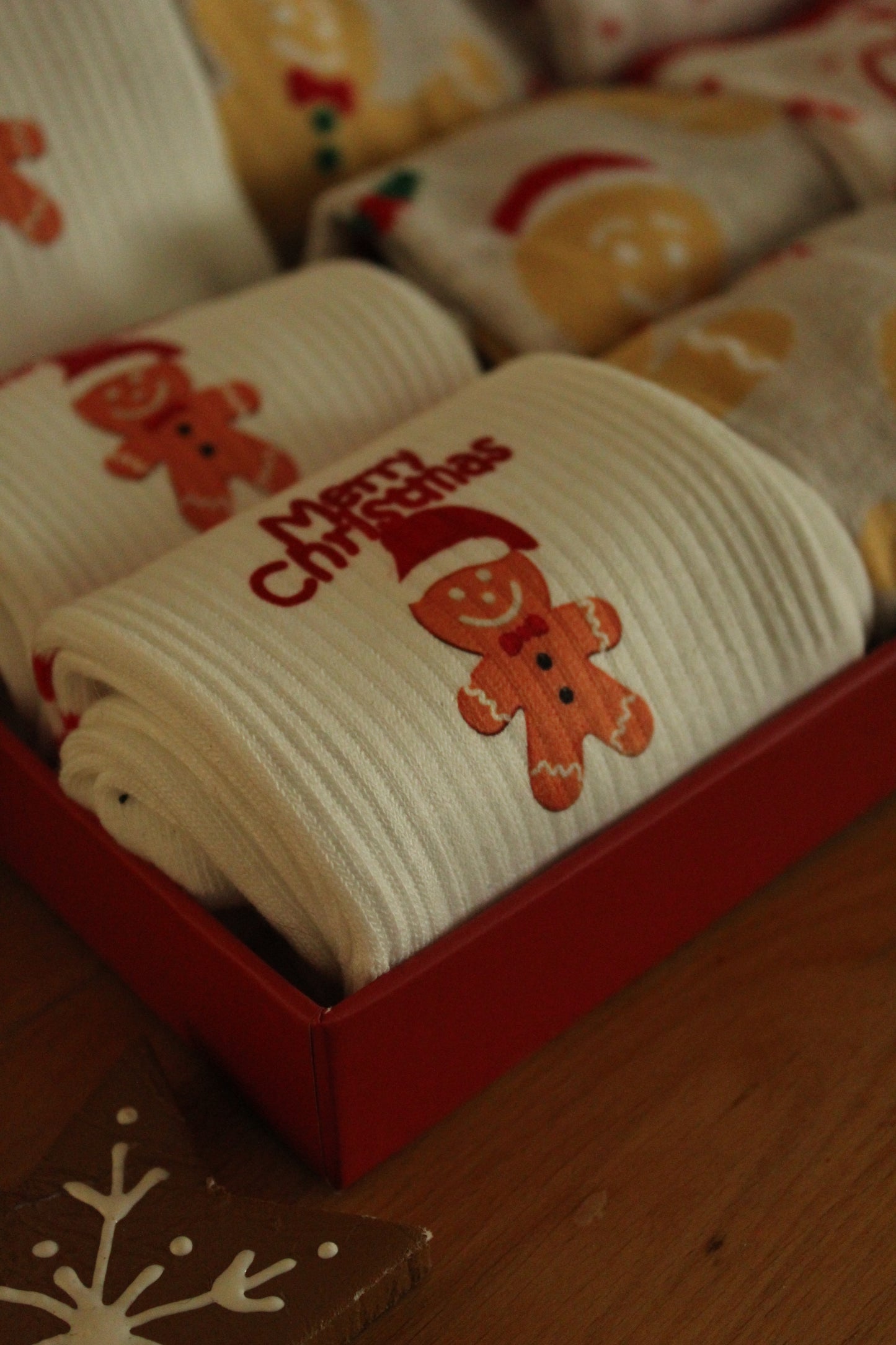 Christmas Socks - Sporty Gingerbread man