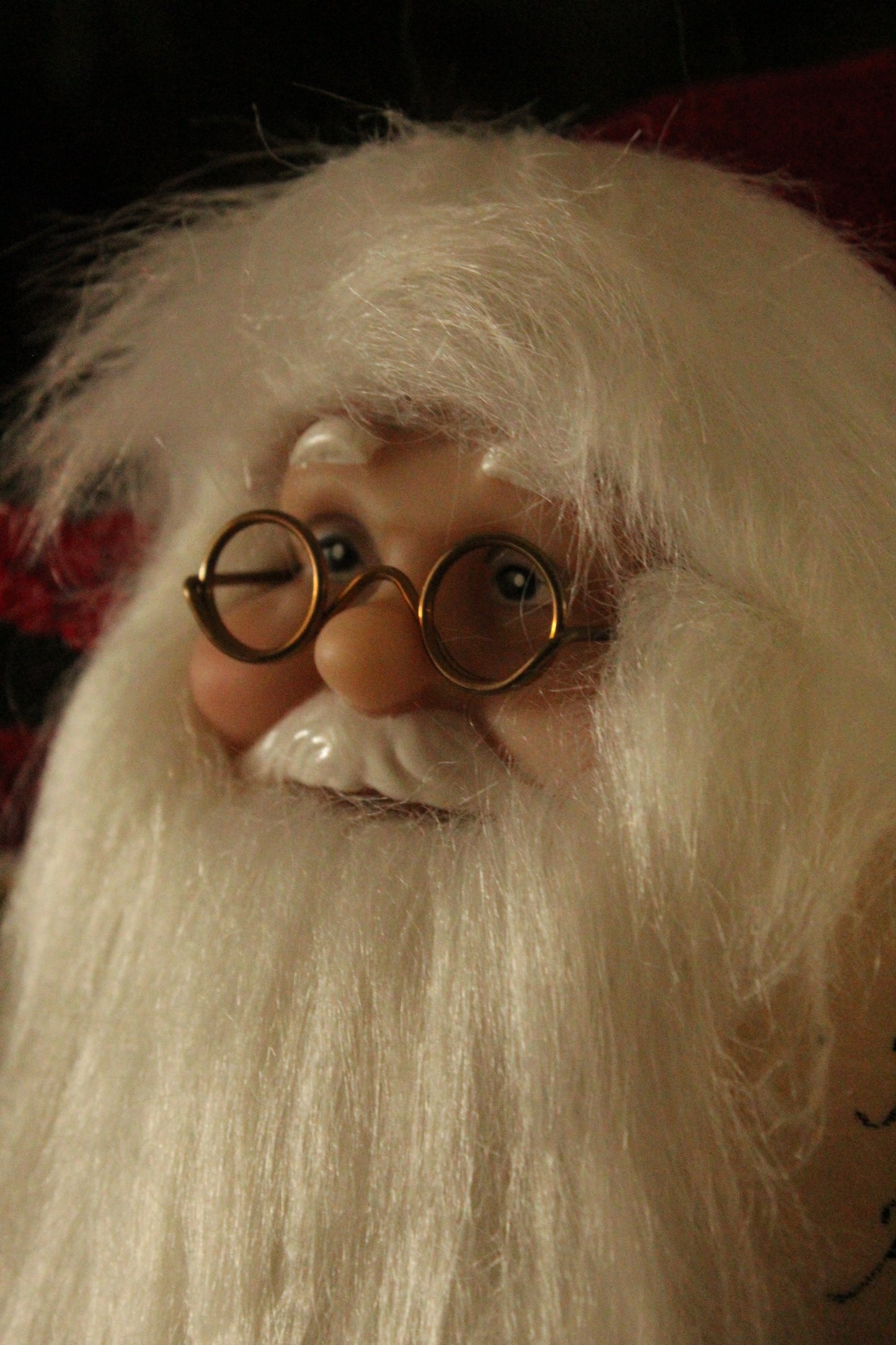 Christmas Santa - Green 30cm