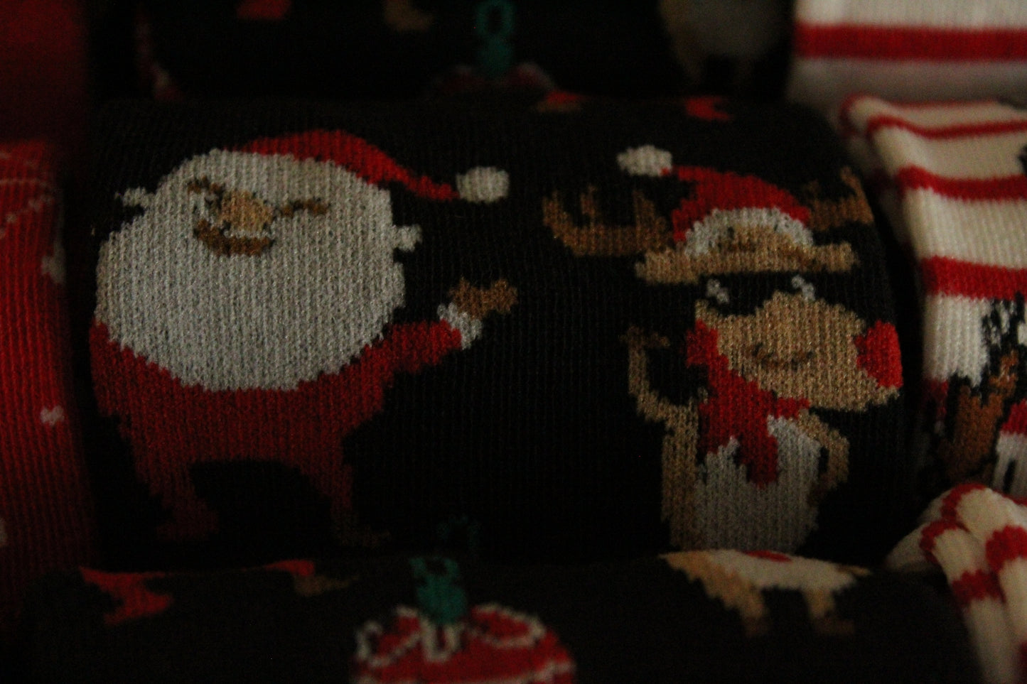 Christmas Socks - Santa & Dog (39-42)