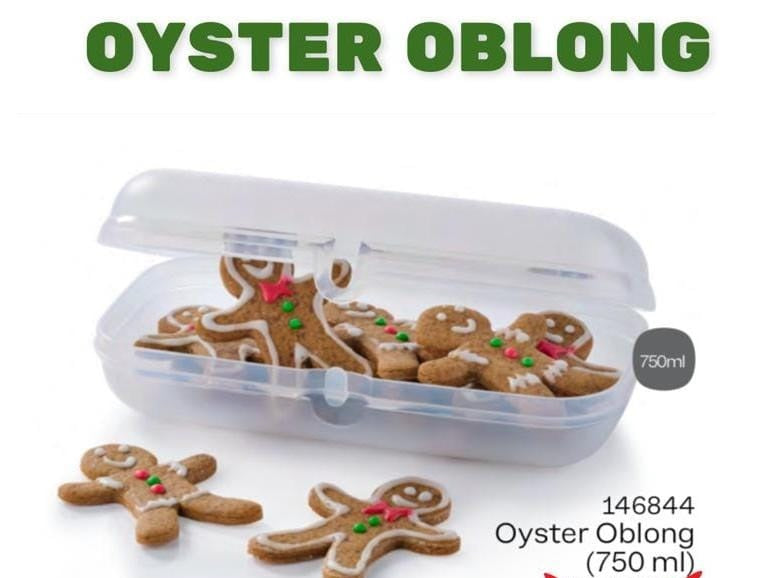 Tupperware Minion Oyster Oblong - White