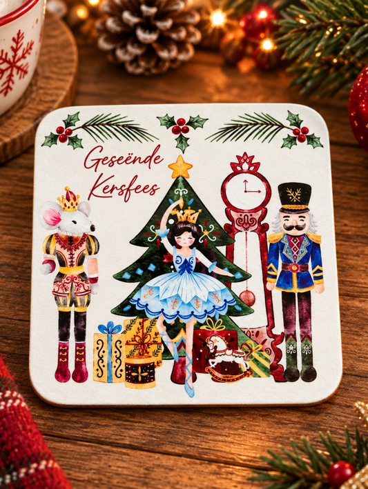 Christmas Coaster - Nutcracker - Blue fairy