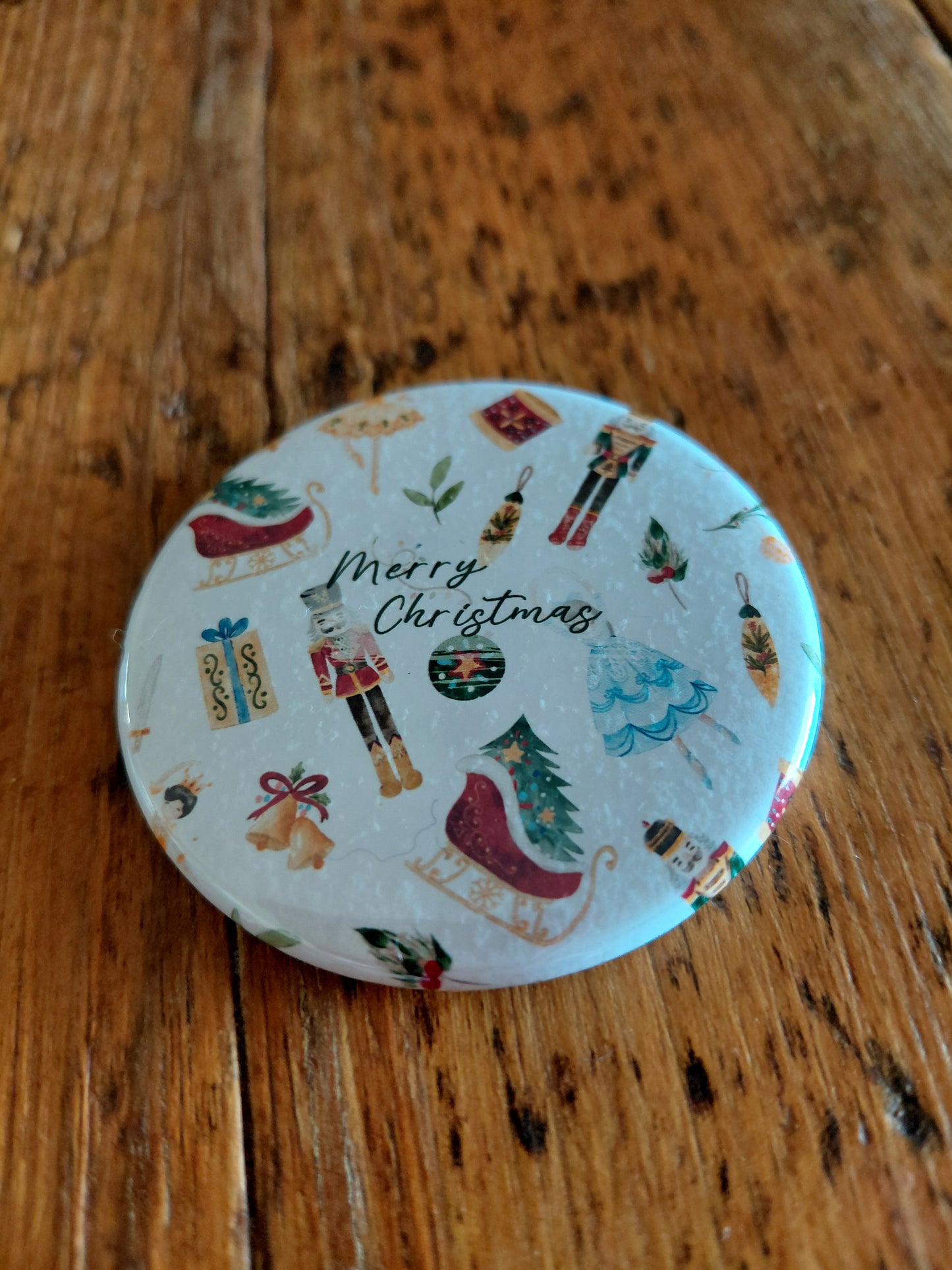 Christmas Fridge Magnet - Nutcracker - Merry Christmas