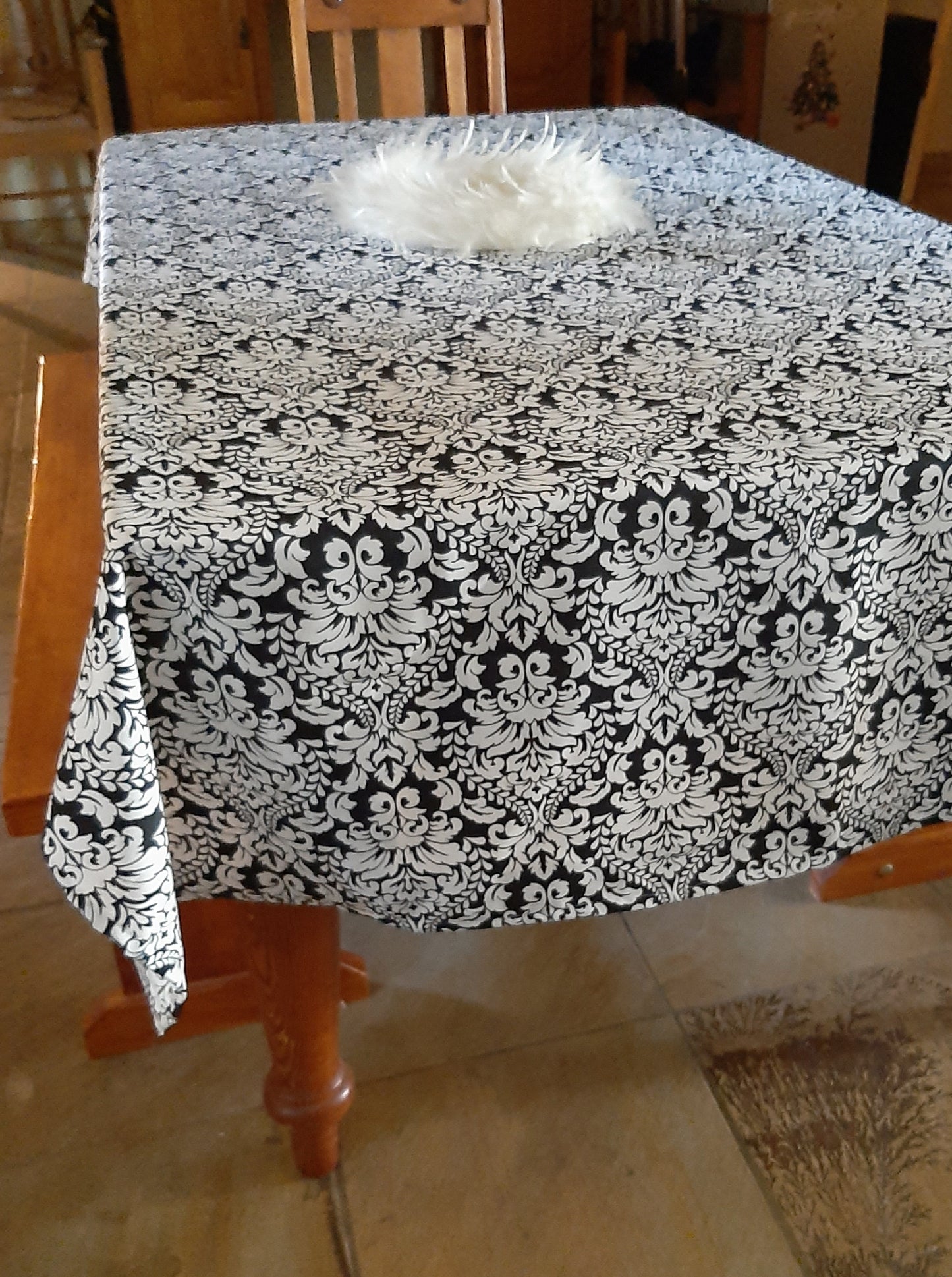 Tablecloth - Black and White 2300 x 1500