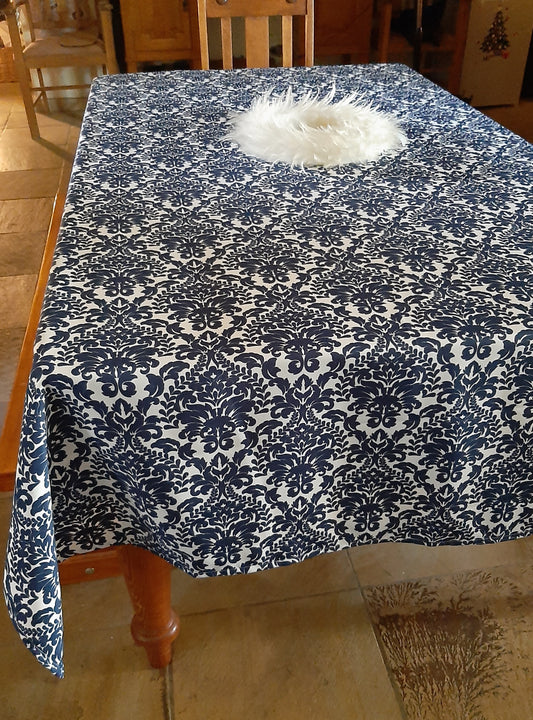 Tablecloth - Blue and White 2300 x 1500