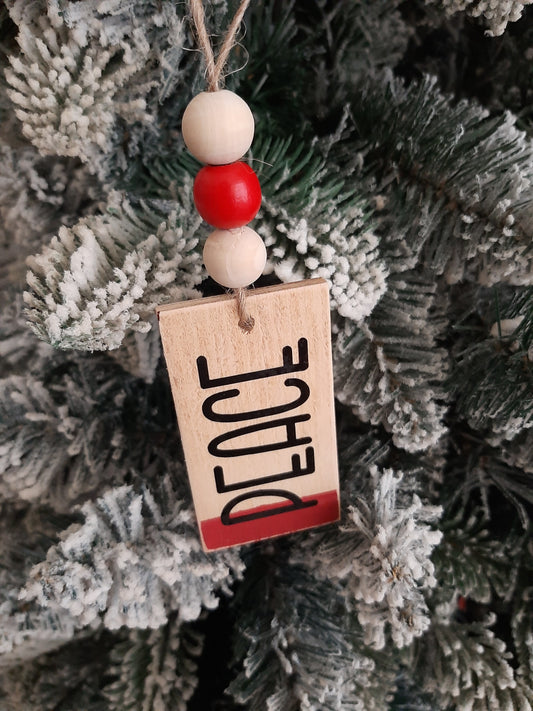 Ornament - Wooden Tag