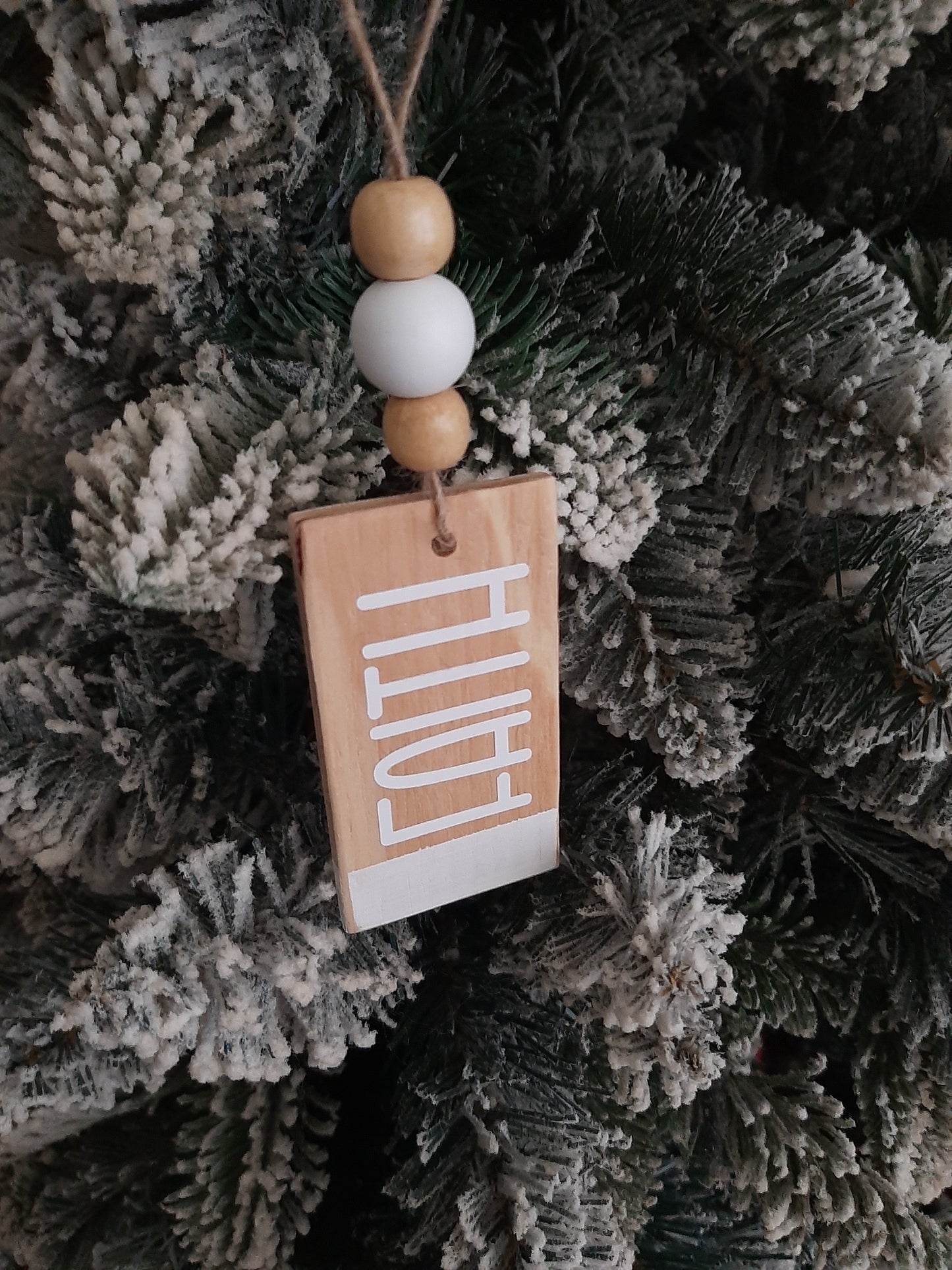 Ornament - Wooden Tag