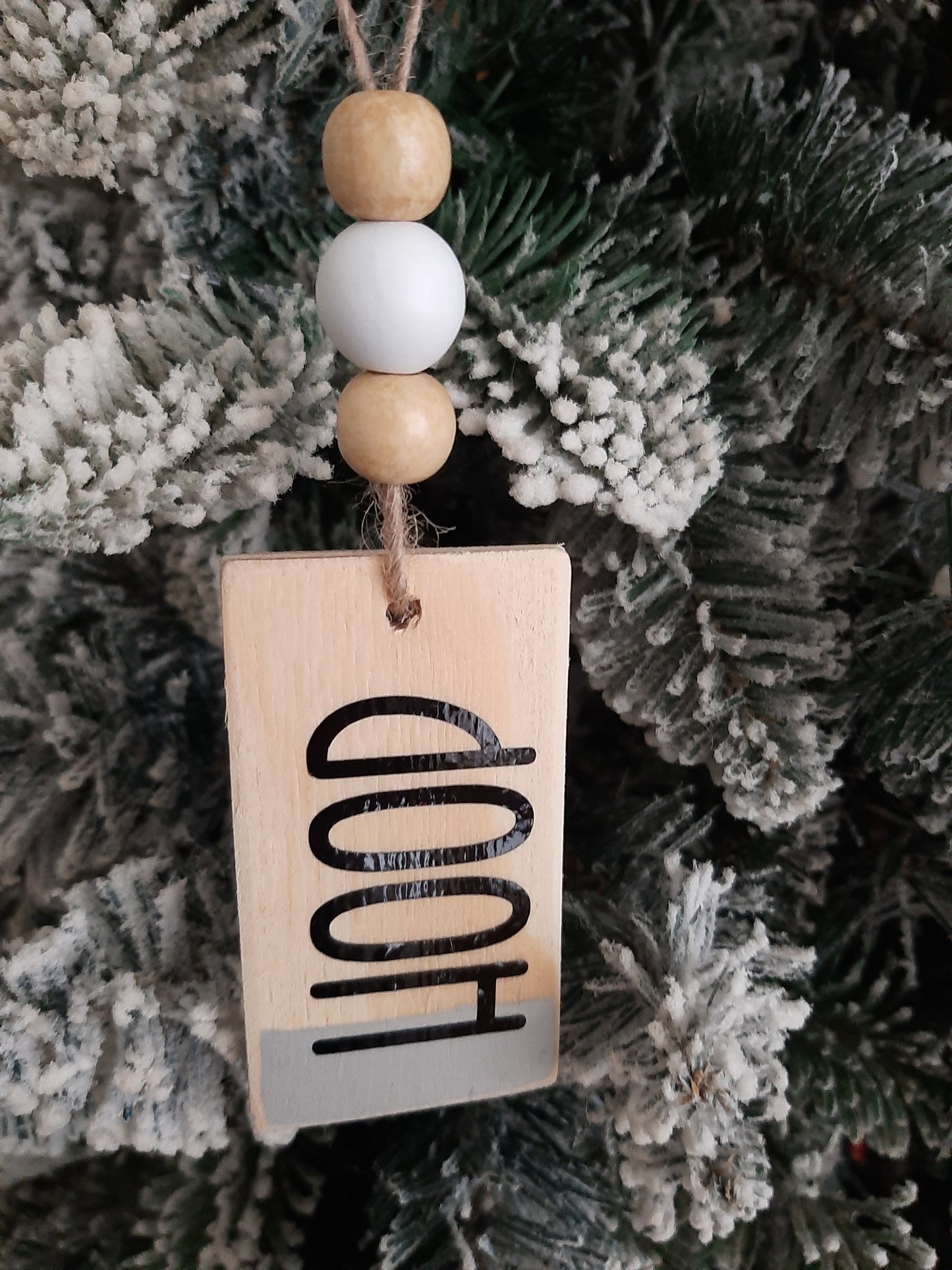 Ornament - Wooden Tag