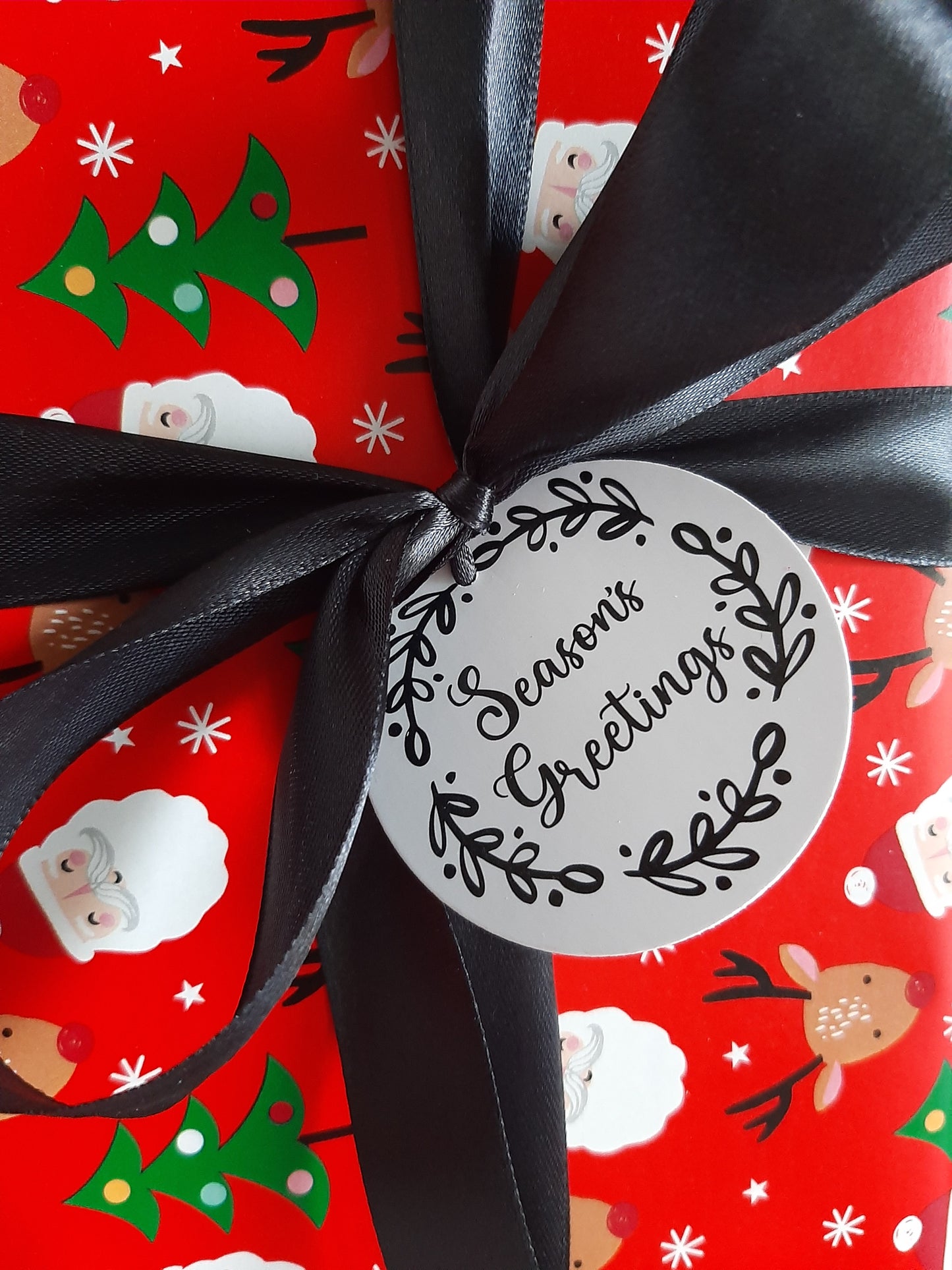 Christmas Wrapping Season's Greeting Tags (4)