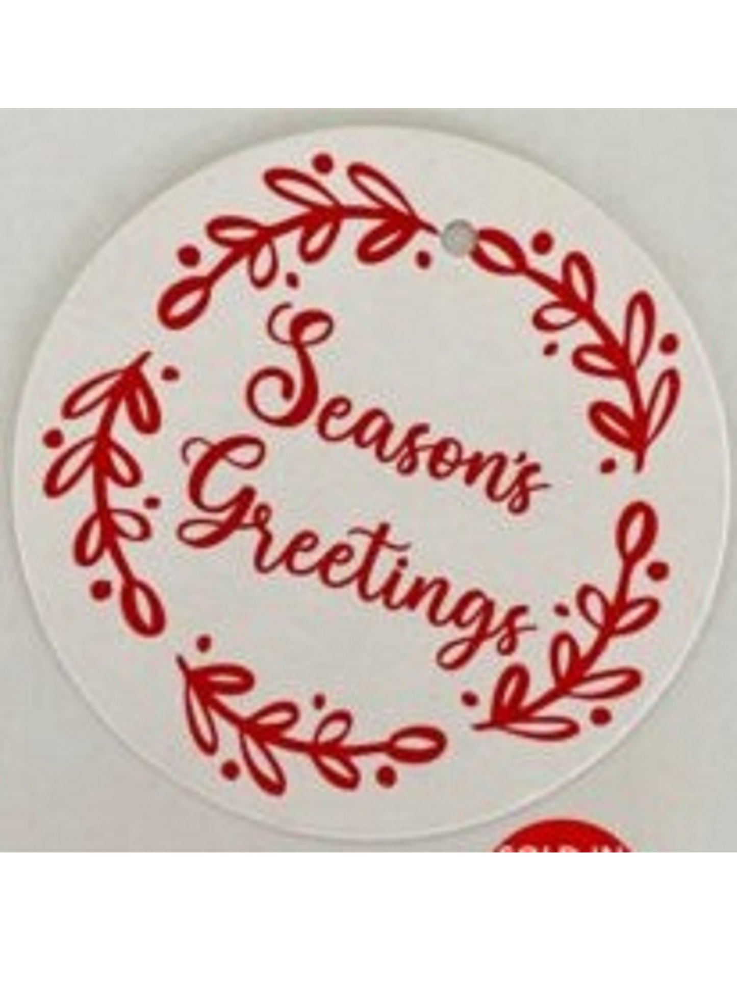 Christmas Wrapping Season's Greeting Tags (4)