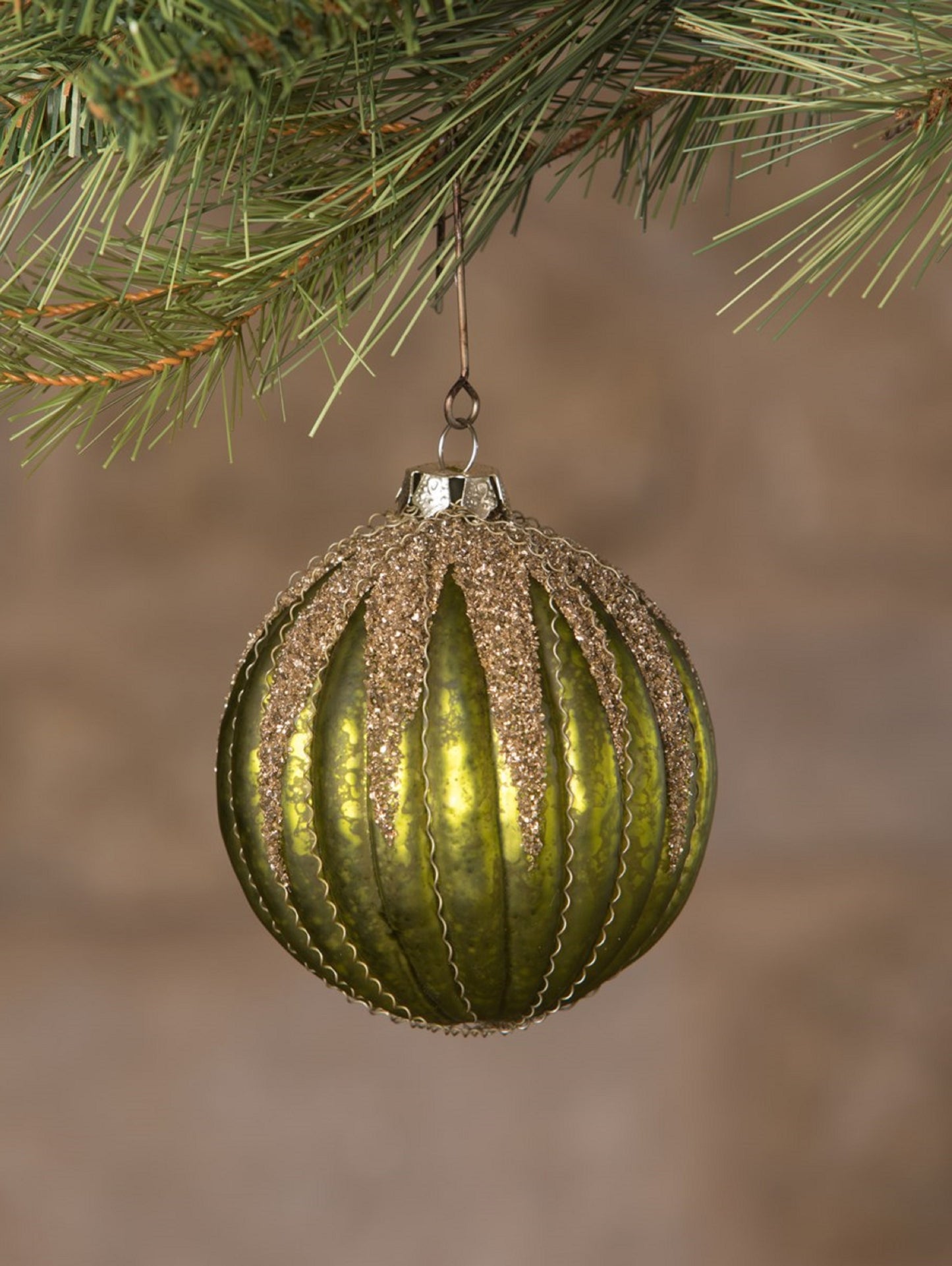 Ornament - Jewel-Tide Glass Glitter Drip Ball