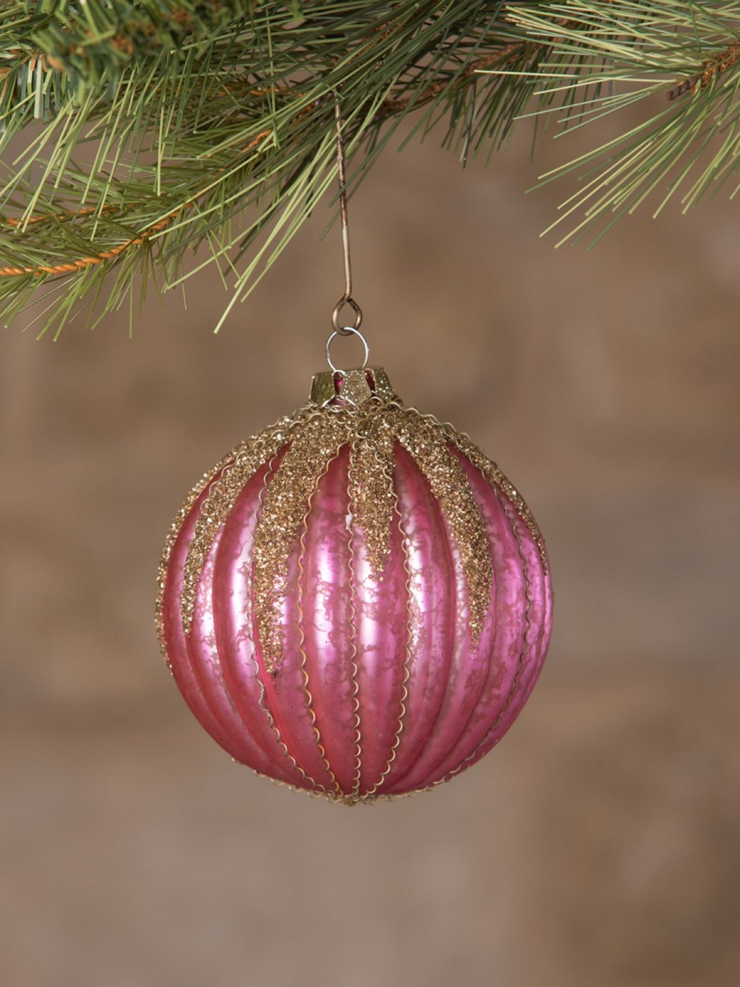 Ornament - Jewel-Tide Glass Glitter Drip Ball